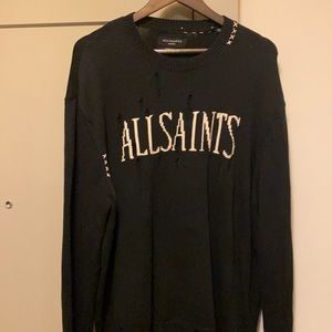 Medium Black Sweater from All Saints
